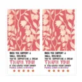 Rectangle packaging sealing sticker with floral pattern and thank you text for business use. - Style 1 / 50 Pcs/Pack