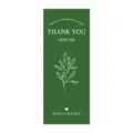 Green thank you sealing sticker for gift boxes and packaging unboxing decoration variant. - Style C / 50 Pieces/Pack