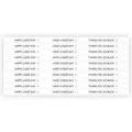 Long strip sealing stickers for dessert packaging, baking decorative labels, and coffee cups. - Style 1 / 34x1cm (10 Pcs/Pack) / White