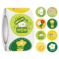 Cute cartoon roll stickers decorative sealing labels set for scrapbooking diary crafts DIY - No. 007