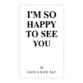 Simple Express Box Sealing Sticker Pack Minimalist Black and White Thank You Decorative Sticker Variant - Style 9