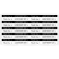 Long strip sticker self-adhesive sealing label for bakery dessert packaging cup decoration - Style 008 / 100 Stickers/Pack
