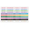 Long strip baking sealing stickers colorful dessert packaging decorative labels coffee cups - Style 001 / 100 Stickers/Pack