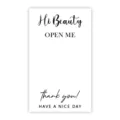 Minimalist packaging seal sticker, thank you sticker for mailer box, 50pcs pack. - Style 004