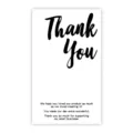 Minimalist thank you sticker packaging seal label card for boxes and parcels, 50pcs per pack. - Style 25