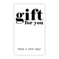 Minimalist gift sealing stickers black and white packaging labels for daily decor and box closing. - Style 53