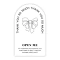 Minimalist arch thank you stickers for packaging, sealing, and gift box decoration. - Style 61