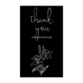 Thank you for your purchase packaging stickers simple black design decorative express box seals - Style 75