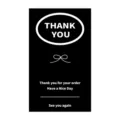 Minimalist thank you sticker pack for packaging, sealing express boxes and decorating gifts. - Style 76