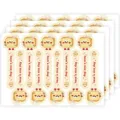 Adesivo carino per sigillatura di cottura a striscia di toast di cartone 100pz - Stile 009 / 100 Adesivi/Confezione