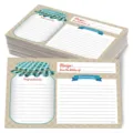 Recipe cards for kitchen cooking, double-sided blank recipe index note cards for baking. - Style A / 14x10cm (25 Sheets/Pack)