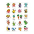 Cute cartoon English reward stickers sheet for kids, waterproof self-adhesive vinyl stationery. - 001