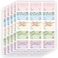 150pcs pegatinas de regalo de cumpleaños etiquetas de dibujos animados para la decoracion de fiesta. - Estilo 1 / 150 Etiquetas/Paquete