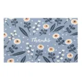 Exquisite hand-painted floral thank you card blank blessing postcard gift decorative card - 50 Sheets/Pack (9x5.4cm) / Style 4