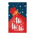 Christmas gift greeting card with red Santa bag design holiday party decoration supply - Style 5 (50 Sheets) / Red