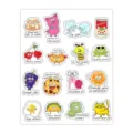 Cute cartoon English reward stickers for kids, waterproof self-adhesive reward label sheet. - Color 006