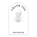 Minimalist arch sealing stickers, thank you packaging labels for express delivery boxes and gifts. - Style 45