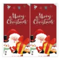 Christmas sticker label for gift box packaging seal, cute merry christmas holiday design. - Style 12 / 25 Sheets/Pack (50 Stickers)