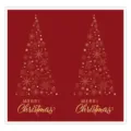 Christmas sticker red gold festive sealing sticker holiday gift decoration label - Style 14 / 25 Sheets/Pack (50 Stickers)