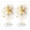 Christmas gift sealing sticker self-adhesive festive packaging label holiday decoration - Style 17 / 25 Sheets/Pack (50 Stickers)