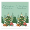 Christmas sticker seal label gift box decorative self adhesive holiday festive decor tag - Style 19 / 25 Sheets/Pack (50 Stickers)
