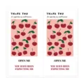 Rectangular sealing stickers with cute cherry pattern, perfect for packaging and baking boxes. - Style 7 / 50 Pcs/Pack