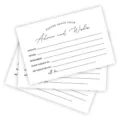 Wedding advice and wishes card pack, blank writable table decor postcard for reception event. - Style 009 (10x15cm) 25 Pack