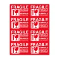 Fragile warning stickers roll fragile handle with care adhesive labels for shipping boxes 8pcs - Style 005