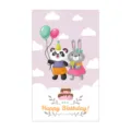 Lot de cartes d'anniversaire mignon panda lapin design déco fête carte cadeau 50pcs - Style 6 / 50 Pièces/Pack