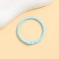 Light blue metal loose leaf ring book binder ring for DIY crafts, bag pendants and keychains. - 30mm / Light Blue