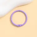 Purple metal book ring binder key ring loose leaf ring DIY craft accessory metal circle hardware - 30mm / Purple