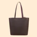 Genuine Leather Tote Bag Brown Large Capacity Double-Sided Shoulder Bag Daily Casual - Coffee