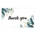 Green Eucalyptus Thank You Card Floral Greeting Cards Bulk Pack for Gift Packaging 50Pcs - Style 17 / 50 Sheets/Pack