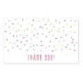 Pink floral thank you card 50pcs pack gift greeting insert creative holiday packaging decoration. - Style 23 / 50 Sheets/Pack