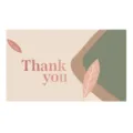 Pink floral thank you greeting cards gift packaging insert decorative notes 50pcs pack - Style 25 / 50 Sheets/Pack