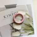 Roze metalen veerring 25mm ronde snaphaak clip voor tassen sleutelhangers DIY accessoires - Roze