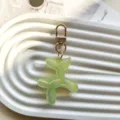 Schattige gelei ballonhond sleutelhanger hanger, stijlvolle groene tas charm en creatief cadeau. - Groene jelly ballonhond