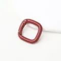 Metalen vierkante veergesp DIY accessoire voor tassen en sleutelhanger onderdelen - Rode vierkante veersluitingen
