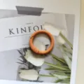 Orange metal spring ring 25mm snap hook round keychain accessory for bags and crafts. - Orange