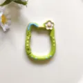 Katvormige legering karabijnhaak veersluiting diy sieraden tassen accessoire schattige sleutelhanger - Groen