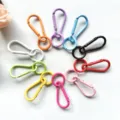 Colorful metal spring o-rings and lobster clasp keychains, candy color alloy DIY bag pendant accessories. - Mixed Color Gourd Clasp and Spring Ring