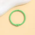 Close up view of the green metal binder book ring detail, perfect accessory for DIY crafts and bags. - 30mm / Green