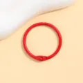 Rode metalen ring losbladige boekbinder ring DIY sleutelhanger accessoire detailopname - 30mm / Rood