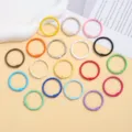 Colorful metal loose leaf rings for DIY crafts, book binding, and key ring organization. - 30mm / Multicolor