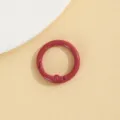 23mm rode metalen veering sluiting, DIY zinklegering ronde sleutelhanger haak sieraden. - Rood