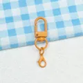 Oranje metalen karabijnhaak draaibare sleutelhanger haak voor DIY tas pop handwerk accessoire - Oranje karabijnsluiting & kreeftsluiting