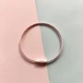 Rosa Metall Draht Schlüsselanhänger Ring DIY Taschen Zubehör Schraube Verschluss Neu - Rosa 50-mm-Drahtring