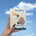 Cuaderno artesanal nepali estilo vintage con cierre de boton formato bolsillo de mano - Despertar