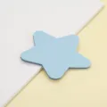 Translucent light blue star-shaped sticky notes, cute memo pads and index tabs for daily use. - Haze Blue