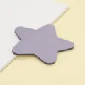 Star shaped sticky notes cute transparent memo pad school office stationery supplier colorful notes - Grey Purple